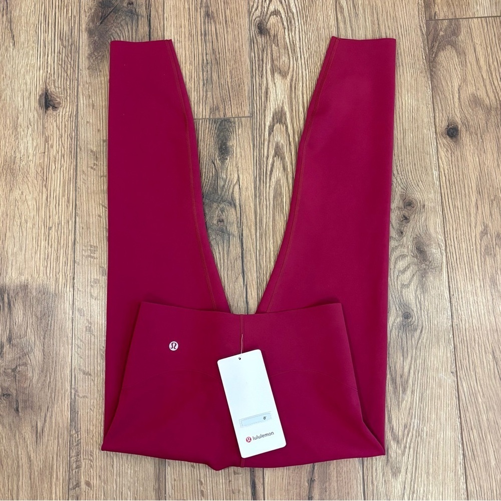 NWT Lululemon Glow Up High Rise Tight 25" In Magenta Smoke Size 8